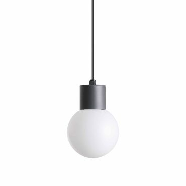 Faro Moon - lampe suspendue - Ø 18 x 153,5 cm - IP44 - gris foncé