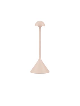 Nova Luce Dalt - lampe de table rechargeable pour extérieur - Ø 9,5 x 25 cm - 1W dimmable LED inclus - IP54 - crème