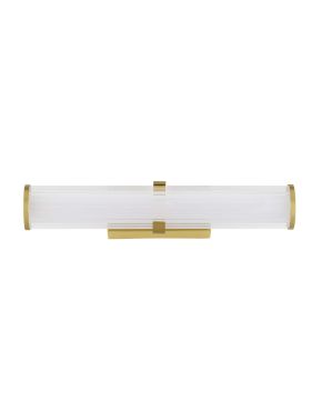 Nova Luce Hedula - applique murale - 42,5 x 12 x 8,2 cm - 13W LED inclus - IP44 - or sablé