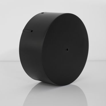 Nova Luce - boîte noire pour lampe suspendue Belar - Ø 15 x 6 cm - noir