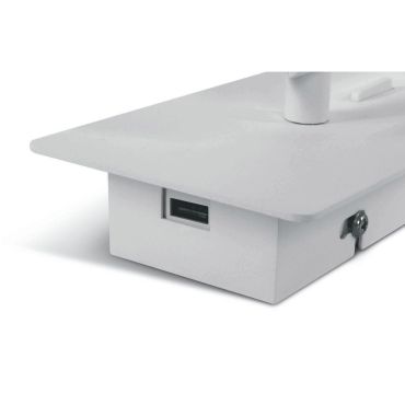 MODÈLE D’EXPOSITION - ONE Light Reading Spots - applique murale avec interrupteur et port USB - 9 x 3 x 16 cm - 3W LED inclus - blanc
