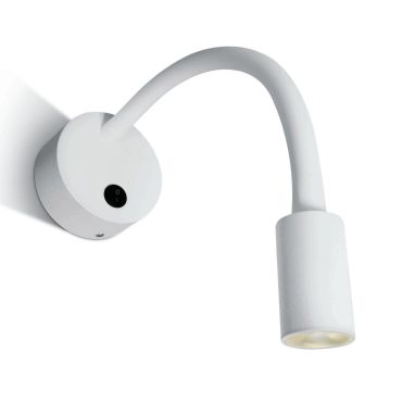 ONE Light Reading Spots - applique murale avec interrupteur - 20 x 8 cm - 3W LED inclus - blanc