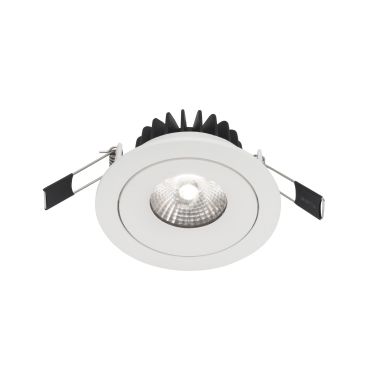 Nova Luce Lazio - spot encastrable - Ø 92 mm, Ø 82 mm encastrable - IP54 - blanc