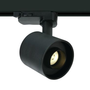 ONE Light Dark Light Tubes - spot sur rail - système de rail triphasé - Ø 6,8 x 6,6 cm - 6W LED inclus - noir