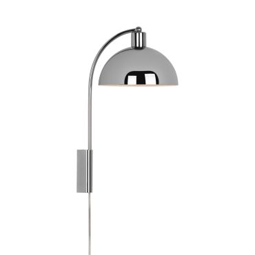 Nordlux Ellen - applique murale avec interrupteur - 26 x 26 x 43 cm - chrome