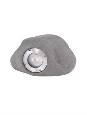 Nova Luce Petra - lampe de jardin - 20 x 12 x 14 cm - IP65 - gris