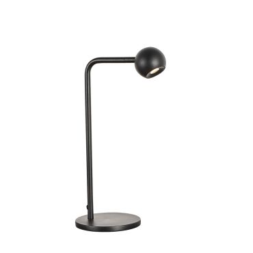 VK lighting Aira - lampe de table - 14 x 38,2 cm - 5,6W LED inclus - noir