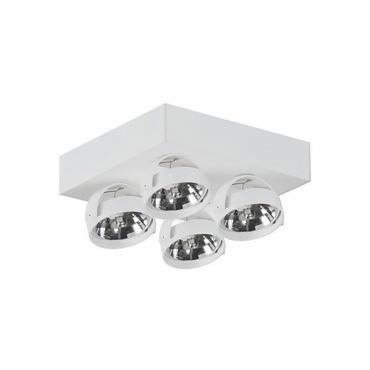 Artdelight Dutchess - spot en saillie 4L - 25 x 25 x 18 cm - blanc