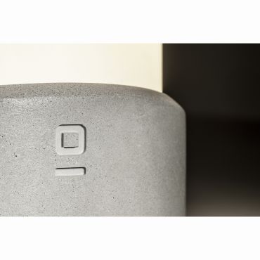 Faro Block - lampe de jardin - Ø 14,7 x 70 cm - IP65 - gris