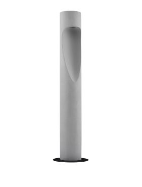 Nova Luce Nodino - lampe de jardin - Ø 18 x 75 cm - 6W LED inclus - IP65 - gris
