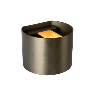 Lucide Xio - applique murale avec angle de faisceau réglable - 11 x 13 x 9,7 cm - LED dimmable 3,5W incluse - brun rouille