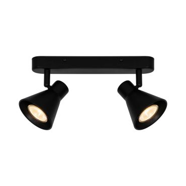 Nordlux Oak 9 - spot en saillie 2L - 28,5 x 8,6 cm - noir