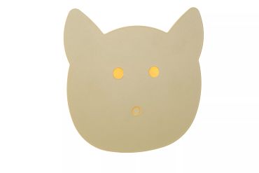 Lucide Charlie Puss - applique murale - 20,7 x 4,2 x 20 cm - 7W LED dimmable inclus - vert