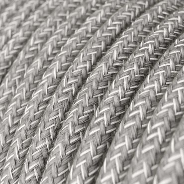 Creative Cables - câble textile - par 100 cm - gris
