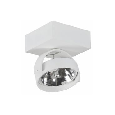 Artdelight Dutchess - spot en saillie 1L - 12,8 x 12,8 x 18 cm - blanc