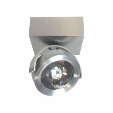 Artdelight Dutchess LED - spot en saillie 1L - 12,8 x 12,8 x 18 cm - 13W LED dimmable inclus - aluminium