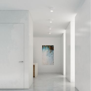 MODÈLE D’EXPOSITION - Maxlight Etna - spot en saillie - 10 x 10 x 11 cm - 10W LED inclus - IP44 - blanc