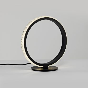 Nova Luce Nager - lampe de table - 29 x 25 x 30 cm - 11W LED inclus - noir sable