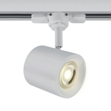 ONE Light GU10 Track Spots - spot sur rail - système de rail triphasé - Ø 7 x 9,6 cm - blanc