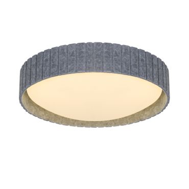 Nordlux Corato 40 - plafonnier - Ø 42 x 11 cm - gris
