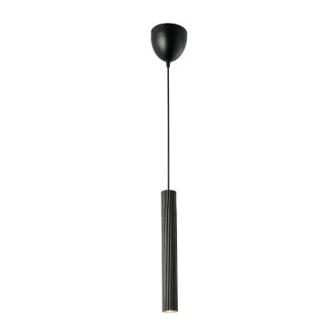 Nordlux Vico - lampe suspendue - Ø 12,5 x 150 cm - noir