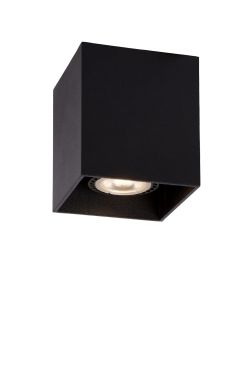 Lucide Bodi Square - spot en saillie - 8,2 x 8,2 x 9,5 cm - noir