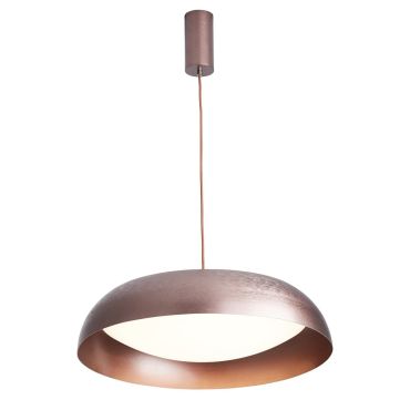 VK Lighting Enya - lampe suspendue - Ø 50 x 150 cm - 40W dimmable LED inclus - marron