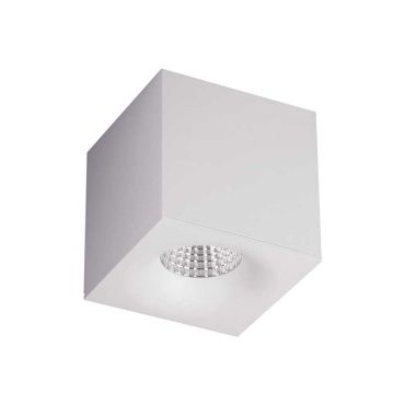Artdelight Brick - plafonnier - 10 x 10 x 10 cm - 11W LED dimmable inclus - blanc