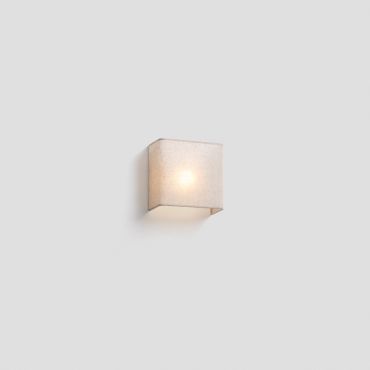 Faro Otton square - applique murale - 10,8 x 20 x 20,5 cm - jute clair
