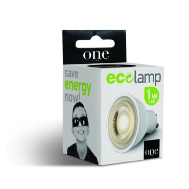 ONE Light 60° COB LED - Ø 5 x 5,5 cm - GU10 - 1W non-dimmersible - 3000K