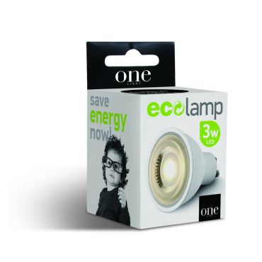 ONE Light 60° COB LED - Ø 5 x 5,5 cm - GU10 - 3W non-dimmersible - 3000K