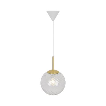 Nordlux Chisell 25 - lampe suspendue - Ø 25 x 247 cm - laiton