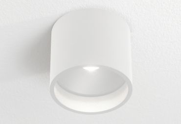 Artdelight Ormond - plafonnier - Ø 11 x 10 cm - 7W dimmable LED inclus - IP54 - blanc