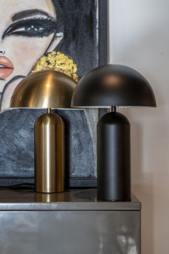 Artdelight Best - lampe à poser - Ø 25 x 34,5 cm - bronze
