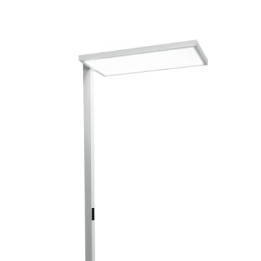 ONE Light Office Floor Stand Range - lampadaire - 200 cm - 60W dimmable LED inclus - blanc