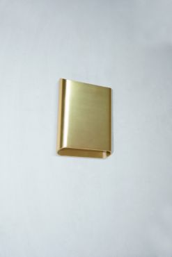 Artdelight Diaz Large - applique murale - 4 x 14,5 x 20 cm - 2 x 6W LED inclus - IP65 - or chaud