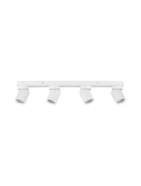 Nova Luce Amecy - spot en saillie 4L - 60 x 12,5 x 6,5 cm - blanc sablé
