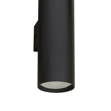 Nova Luce Nosa - applique murale - 5,6 x 8 x 18 cm - noir sable