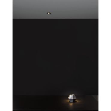 Nova Luce Tif - spot à encastrer - Ø 60 mm, Ø 52 mm à encastrer - 2W LED inclus - noir sable