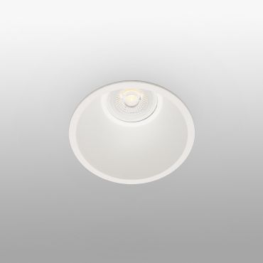 Faro Fresh - spot encastrable - Ø 90 mm, Ø 83 mm encastrable - IP44 - blanc mat