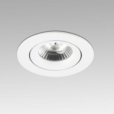 Faro Nais Orientable - spot à encastrer - Ø 70 mm, Ø 76 mm à encastrer - 7W LED inclus - blanc mat