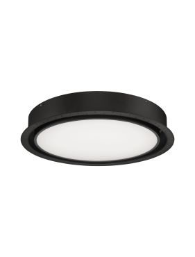 Nova Luce Perfect Profile Trimless - spot encastré sur télécommande (incl.) - Ø 600 mm, 670 mm encastré - 40W LED dimmable inclus - 2700K-6000K - noir