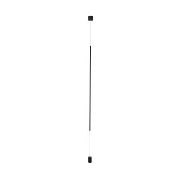 Nova Luce Elettra - lampe suspendue/support - Ø 7 x 300 cm - 20W LED inclus - noir sable