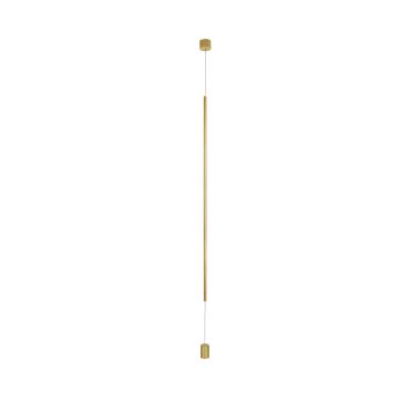 Nova Luce Elettra - lampe suspendue - Ø 7 x 300 cm - 20W LED inclus - laiton doré