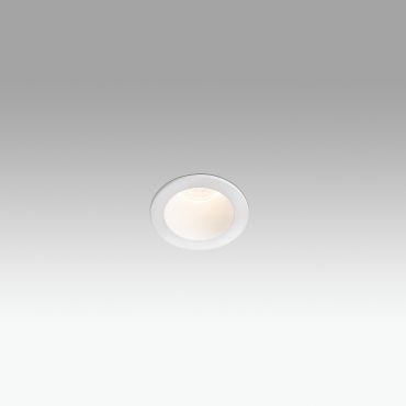 Faro Fox - spot à encastrer - Ø 40 mm, Ø 35 mm à encastrer - 3-5W LED dimmable inclus - blanc mat