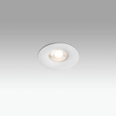 Faro Wet - spot encastré - Ø 80 mm, Ø 65 mm encastré - IP44 - blanc mat