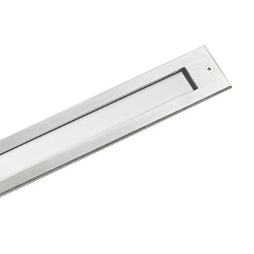 Faro Falls II - spot extérieur au sol - 290 x 53 mm, 310 x 52 mm encastrable - 6W LED inclus - IP67 - acier inoxydable satiné