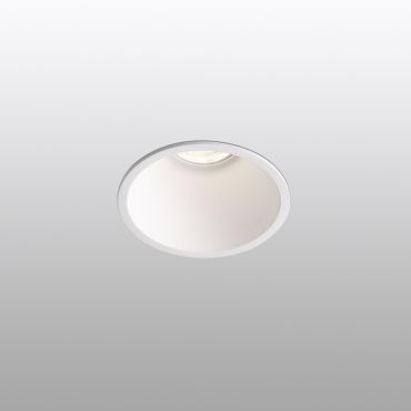 Faro Fresh - spot encastrable - Ø 90 mm, Ø 83 mm encastrable - blanc mat