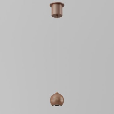 Artdelight Miami - suspension - Ø 10 x 218 cm - 10,8W dimmable LED inclus - bronze brossé