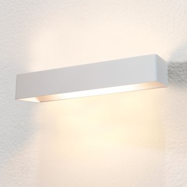 Artdelight Mainz XL - applique murale - 50 x 10 x 7 cm - 2 x 6,3W LED dimmable inclus - blanc